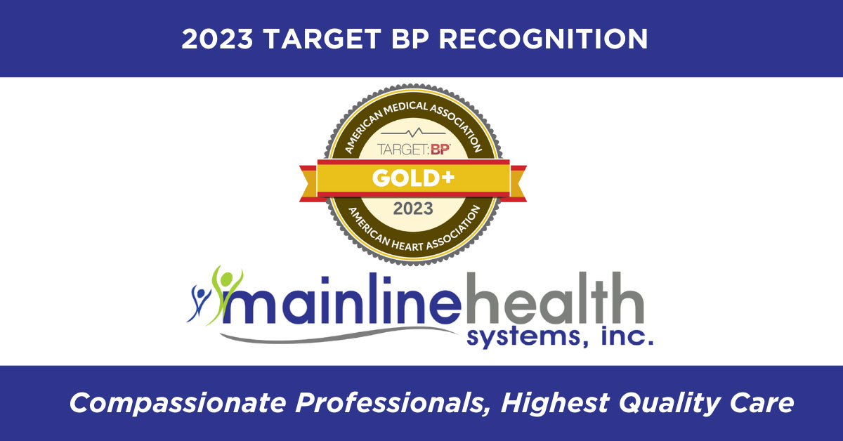 Mainline Health Recognized for Efforts to Reduce Number of Patients with Uncontrolled Blood Pressure