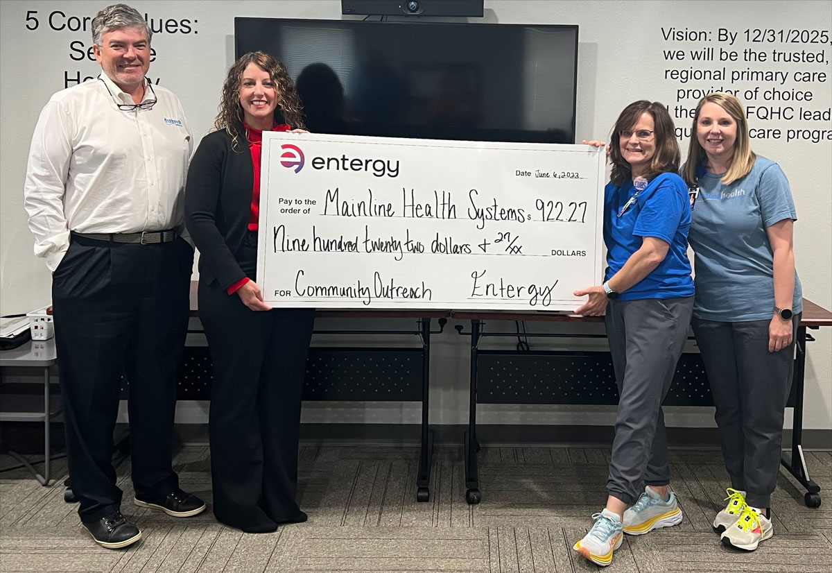 Entergy Awards Grant to Mainline Health Systems, Inc.