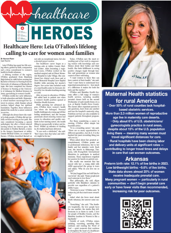 Healthcare Heroes Jan 2026 Leia OFallon