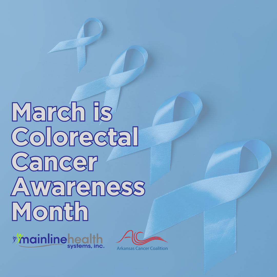 Mainline Health Colorectal Cancer Awareness Month poster