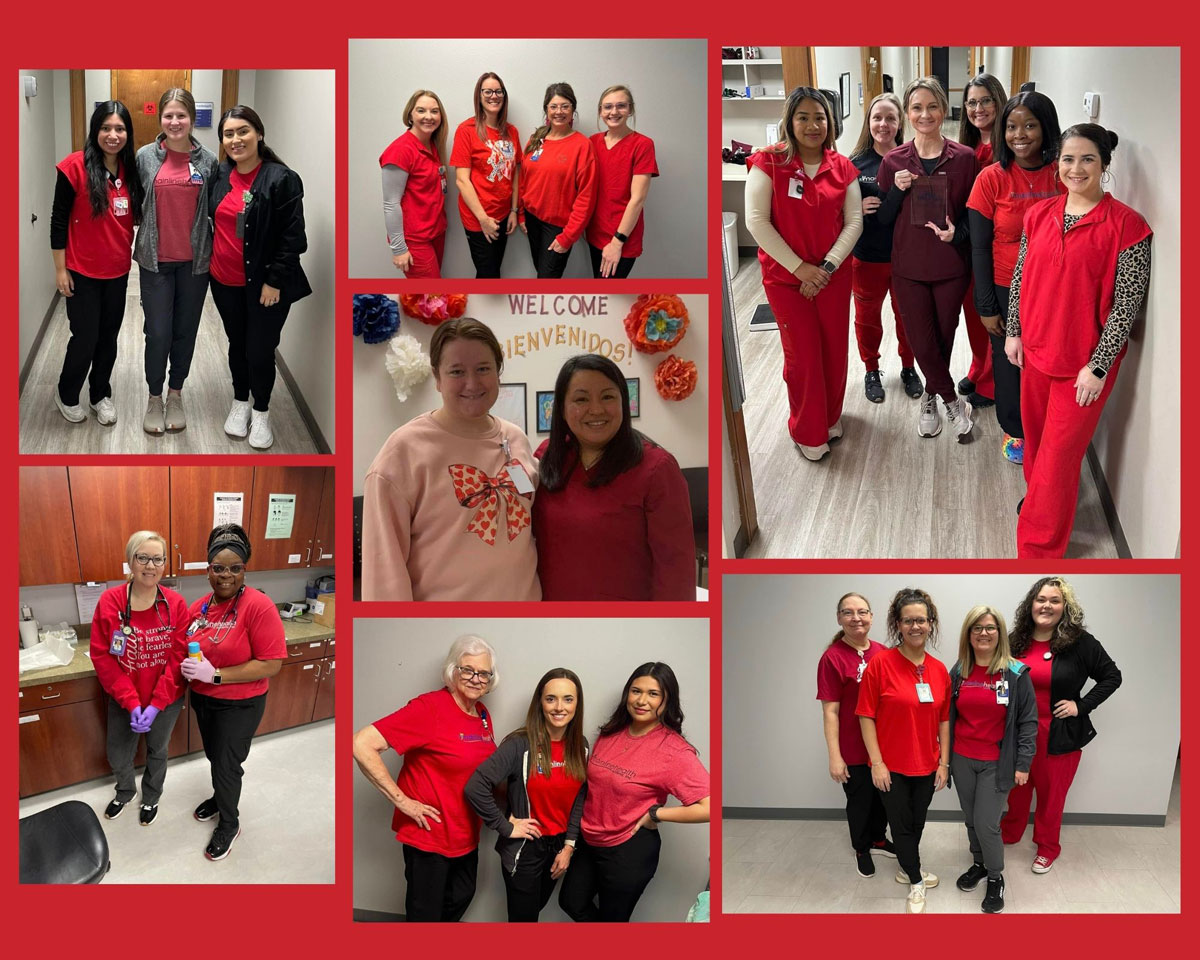 Mainline Health Celebrating National Wear Red Day 2025