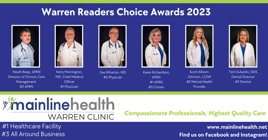 WARREN READERS CHOICE AWARDS 2023